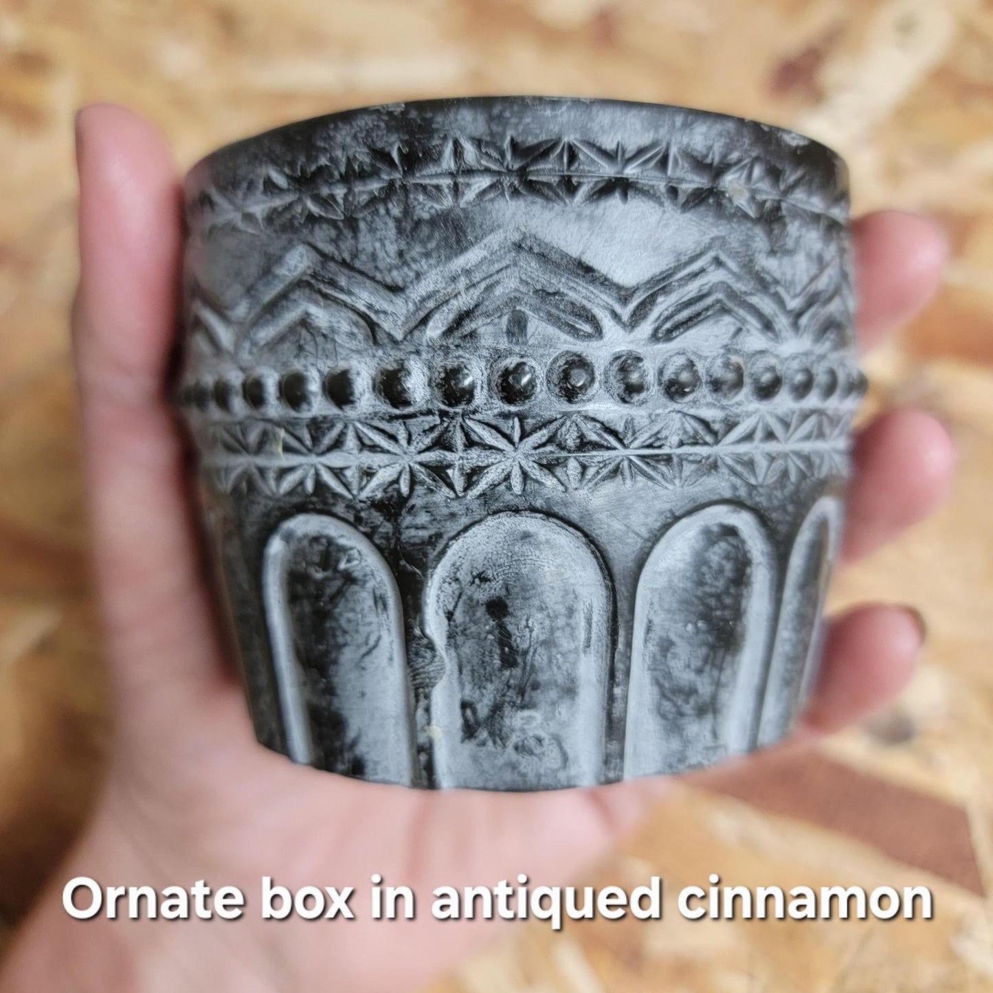 Trinket Box - Bee | Beeswax Box with Lid