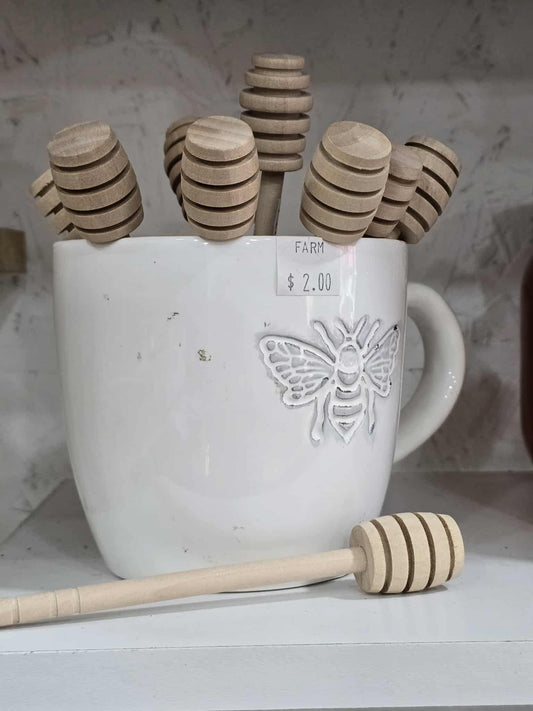 Wooden Honey Dipper
