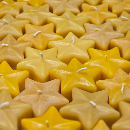 Floating Classic Star - Set of 2 | Beeswax Candles