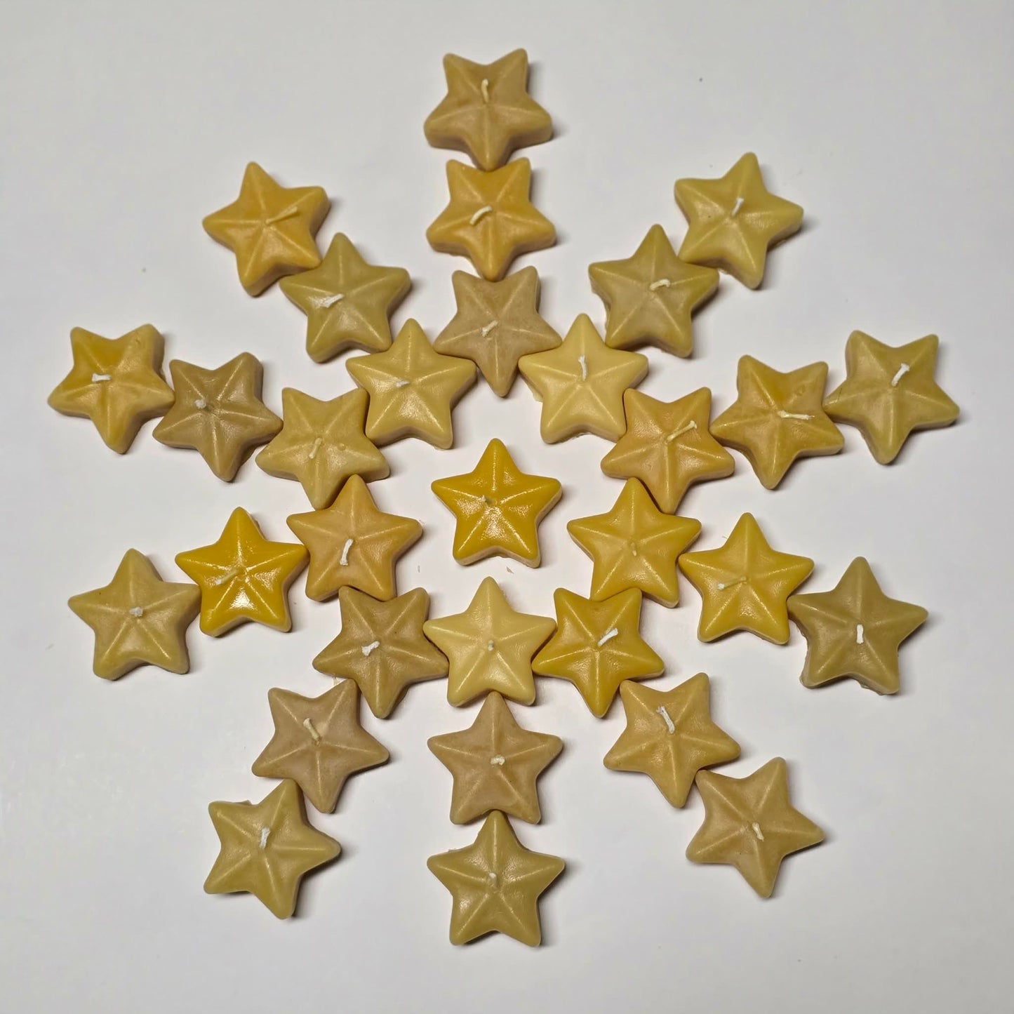 Floating Classic Star - Set of 2 | Beeswax Candles