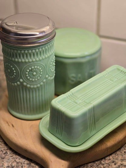 Jadeite Sugar Shaker