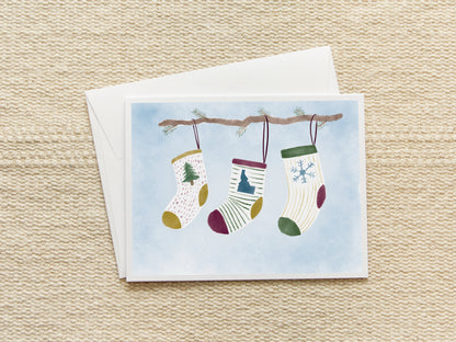 Idaho Stockings | Blank Inside Christmas Card