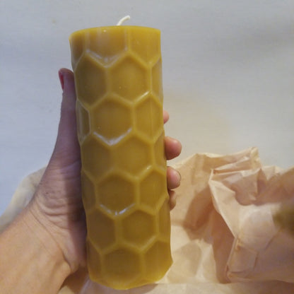 Honeycomb Pillar Candle