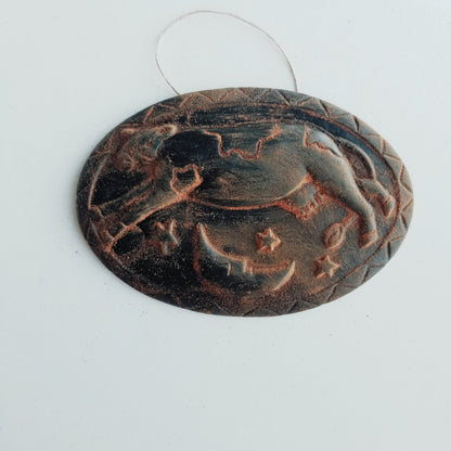 Cow Jumping the Moon | Beeswax Ornament