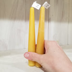 6" Beeswax Taper Candles
