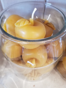 Apple a day- Beeswax candle