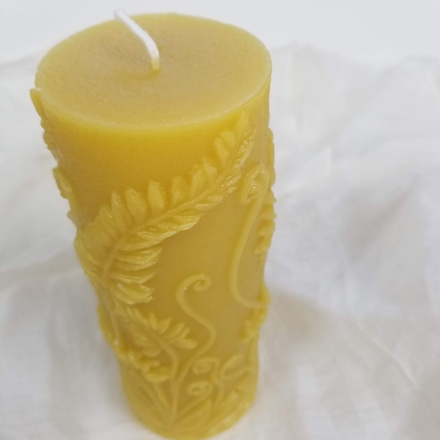 Fern Pillar Candle