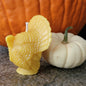 Thankful Turkey-  beeswax candle