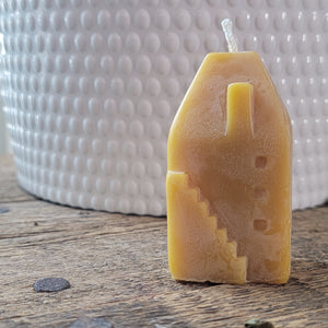 Little House beeswax candle