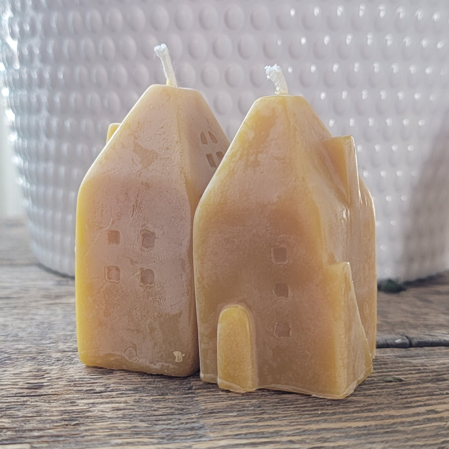 Little House beeswax candle