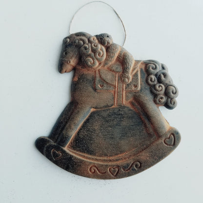 Antique Rocking Horse | Beeswax Ornament