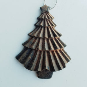 Perfectly Perfect ChristmasTree- Antiqued Cinnamon Beeswax Ornament