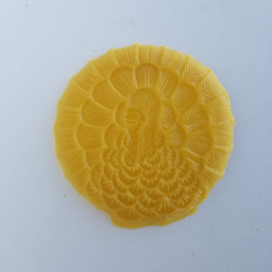 Turkey Turkey Ornament -- Yellow Beeswax