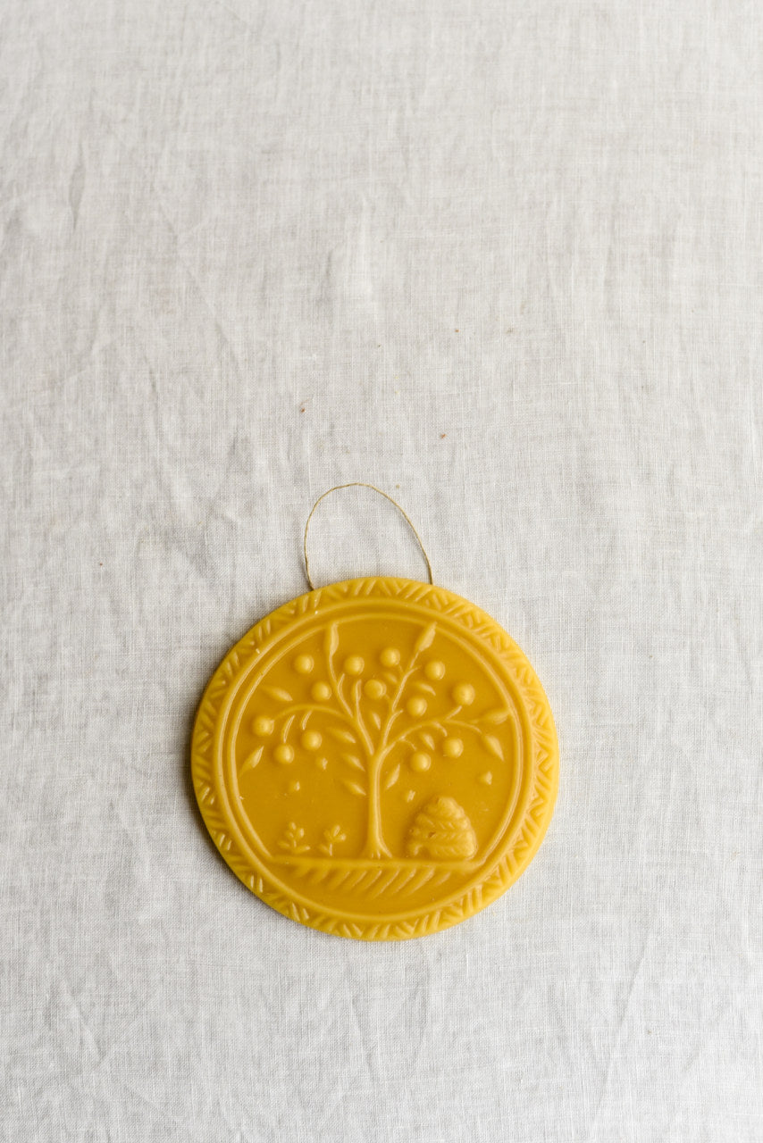 Tree of Life Beeswax Suncatcher Ornament