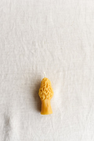 Morel Mushroom Candle Small and Large