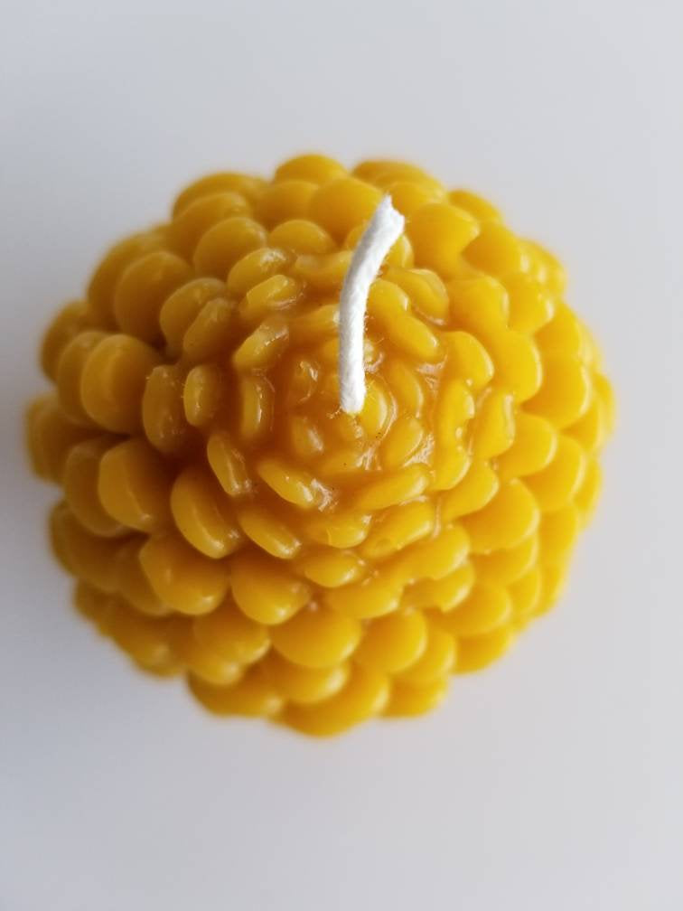 Jumbo Perfect Pinecone- Beeswax Candle