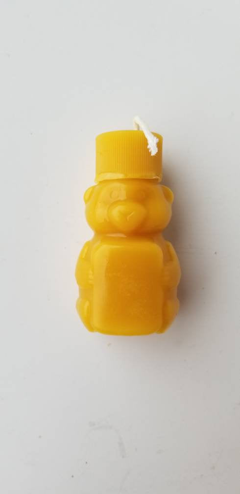 Mini Honey Bear Beeswax Candle