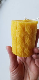 Knit Sweater Beeswax Candle