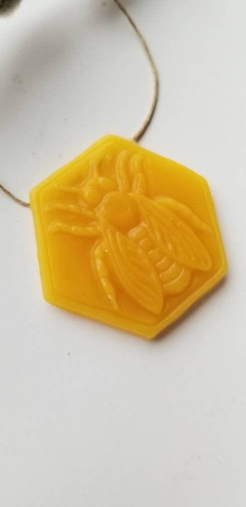 Honeybee suncatcher ornament