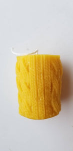 Knit Sweater Beeswax Candle